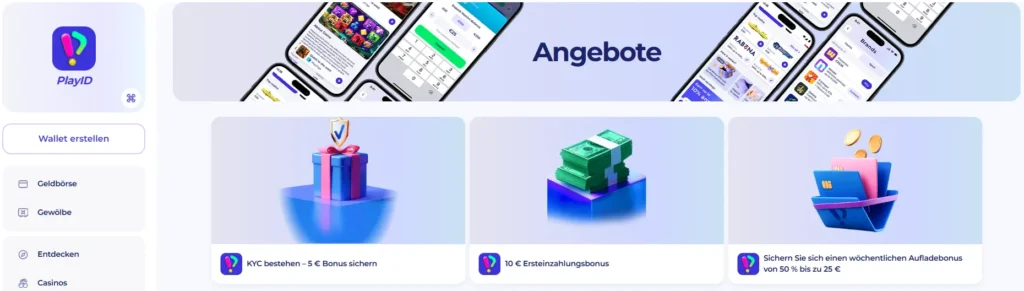 Bonusangebote fuer die Nutzung von Fun ID